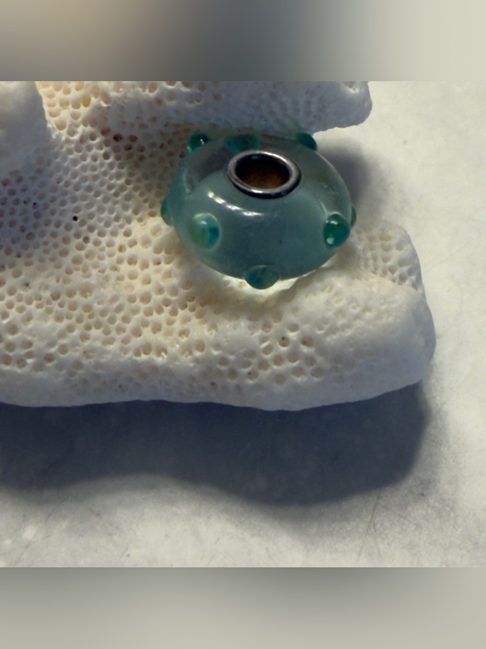 Trollbeads Blue Ice Murano Bead - Picture 2 of 5